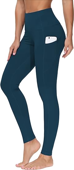 Blue High Waist Leggings