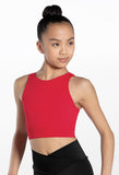 Red Ladder Back Crop Top