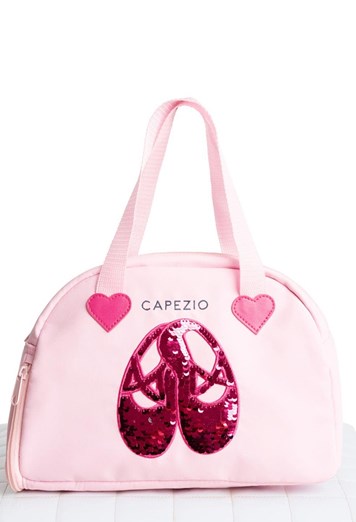 Sequin & Heart Pink Ballet Tote