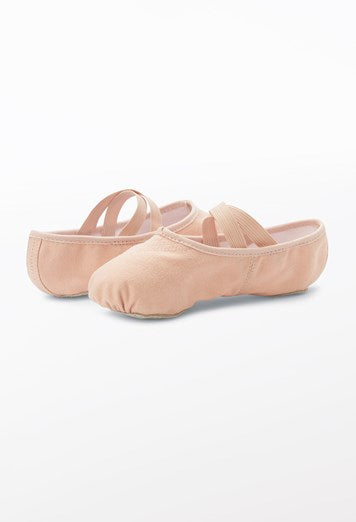 Canvas Split-Sole Ballet Shoe